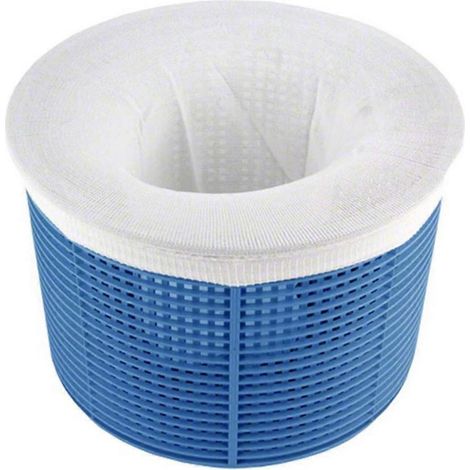 Le panier de skimming et le sac filtrant pour piscine (ensemble de 16 pièces) empêchent les blocages de drain et éliminent facilement les débris des piscines et des spas. (1/5)