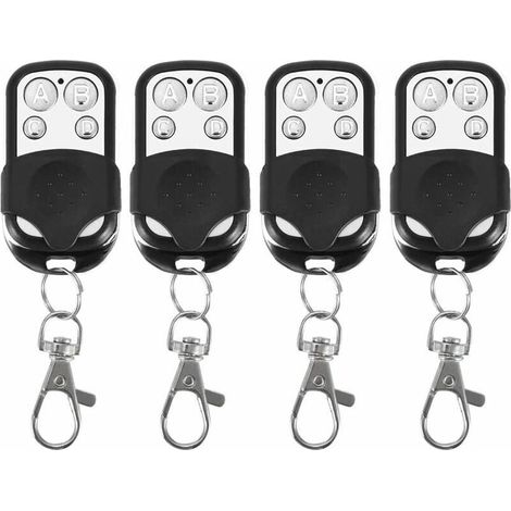 Klonbare Funkfernbedienung – 433,92 MHz – 4 Kanäle – Für automatische Garagentore und Einfahrtstore – 4er-Pack (1/5)