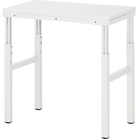 Table de travail de base mélamine Rau LxPxH 700x500x650-1000mm (1/4)
