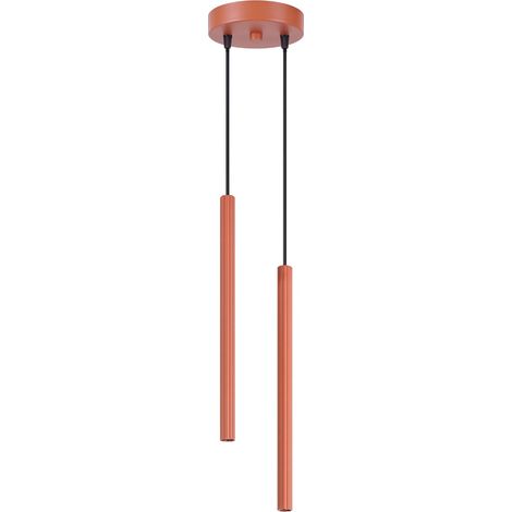 Lampade a sospensione Arche ocra rossa 15x118x15cm Sollux (1/5)