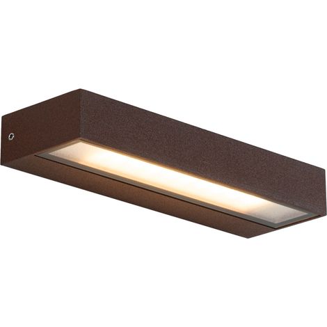 Moderne Wandleuchte rostbraun inkl. LED IP65 - Hannah
