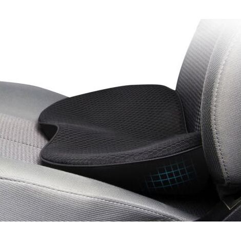 Coussin de siège auto pour conducteur, coussin rehausseur épais, coussin pour soulager les douleurs lombaires en toutes saisons (1/5)