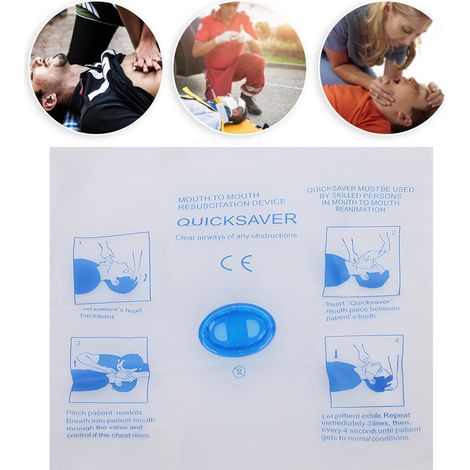 Einweg-CPR-Schutzmasken – 10 Stück für die künstliche Notfallbeatmung (1/5)