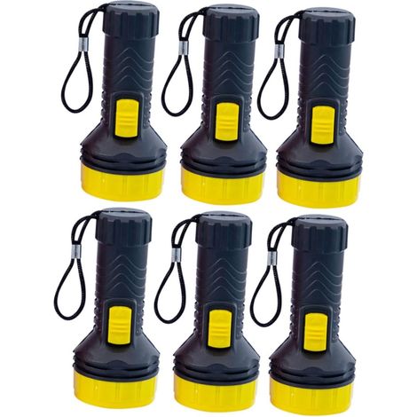 Veemoon Lot de 6 Mini Lampes Poche LED en Abs, Lumière Blanche (1/5)