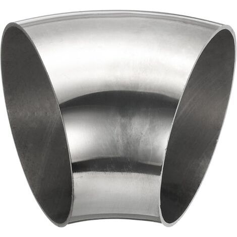 1pc Coude À 45 Degrés Mandrin, D'Échappement En Acier 70mm OD Connecteur De Tuyauterie Inoxydable 304 Pour Tuyau Main Courante HVAC - 70 mm (1/5)
