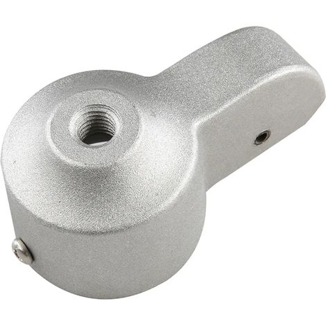 Flaggenmast-Umlenkrolle - Aluminiumlegierung Flaggenmast-Kit - Feste Flaggenmast-Umlenkrolle - Beste Flaggenmast-Zubehör (Silber) (1/5)