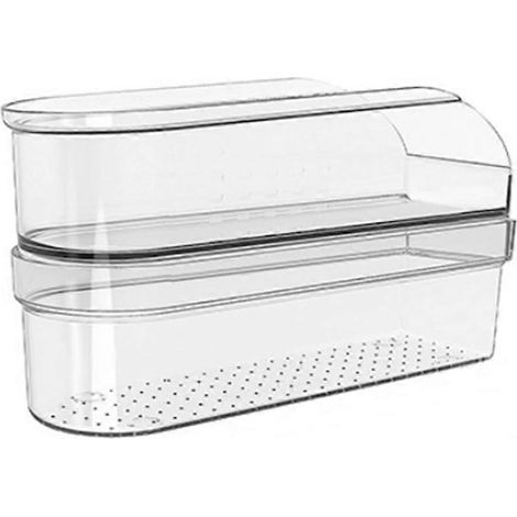 Étui de rangement pour batteur à main KitchenAid séries KHM5/KHM6/KHM7/KHM9, boîte de rangement transparente double couche en acrylique (1/5)