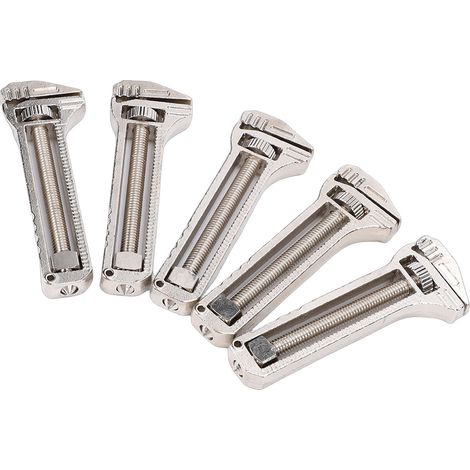 Clé multi-outils Portable, petit ouvre-bouteille réglable pour l'exploration à domicile et le Camping, 5 pièces (1/5)