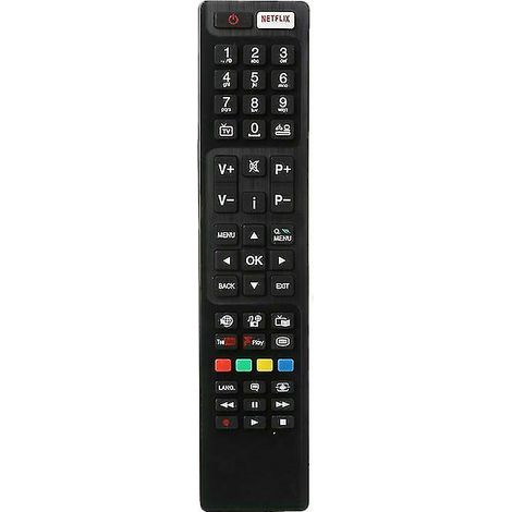 Télécommande RC4848F pour téléviseur LCD Hitachi Bush Techwood 55HK6T74U 48HB6T72U