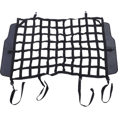 Filet barrière coffre animal siège arrière – Isolation sécurité chien remplacement Jeep Wrangler JK JL 4 portes 2007-2025 (1/5)