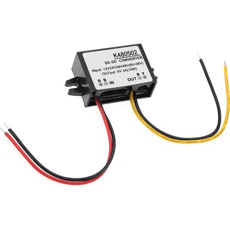 Module d'alimentation abaisseur de tension DC-DC 12V/24V/36V/48V vers 5V 2A (1/5)