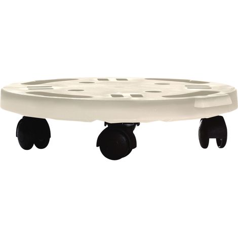 Plateforme roulante artplast surface antidérapante design compact 30x30x7 cm (1/5)