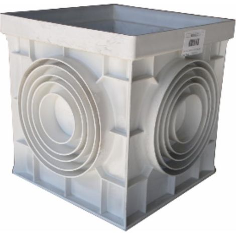 FPLUS caja registro polip.200x200 , Arqueta cubica de 200 x 200 en polipropileno de color gris.
Peso ligero para un fácil transporte y colocación por una sola persona
Elevada resis