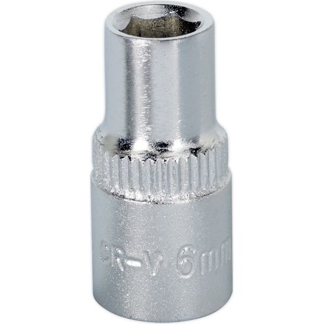 Sealey S1406 Premier Socket 1/4""Sq Drive 6mm