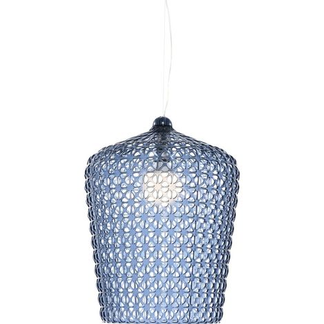 Lampada a sospensione Kabuki 15W 2700K Azzurro Kartell 09175AZ (1/2)