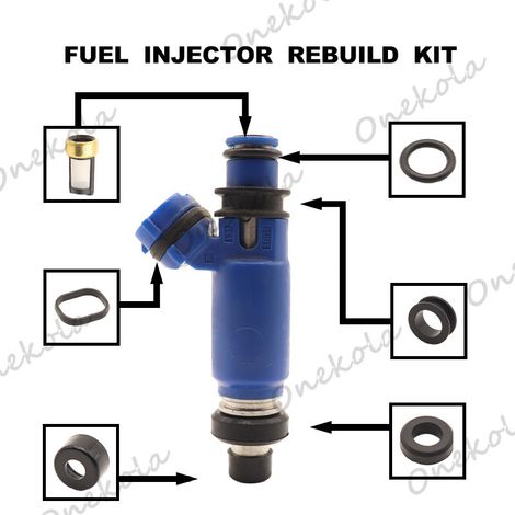 Fuel injector repair kit, seal and filter, compatible with Subaru cars, yachts, jet skis and other vehicles - major repair kit (1/2)