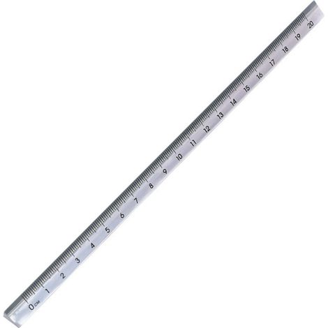 Règle Transparente - 30 Cm - Bord Droit Gradué Des Deux Côtés - Pour Dessin Technique Et Études - 1 Pièce (1/4)
