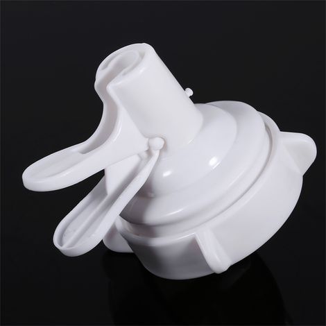 Bouchon robinet distributeur d'eau blanc, valve robinet de remplacement en plastique pour bidon, dispositif simple 1 pièce, bec verseur pour bouteille. (1/5)