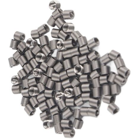 100 inserts filetés hélicoïdaux en fil enroulé M2 en acier inoxydable SS304 (M20,42 D) (1/5)