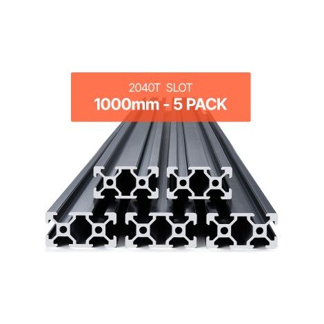Profilés d'Extrusion en Aluminium 2040 - Lot de 5 Rail Linéaire (1/5)