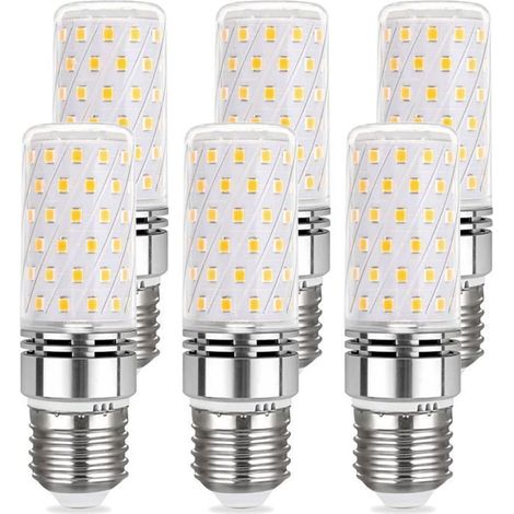 Ampoule E27 Mais LED 16W Blanc Froid 6000K, Lot de 6,1450LM, 360° Lumiere, Équivalent Halogène E27 100W, AC 230V (1/4)