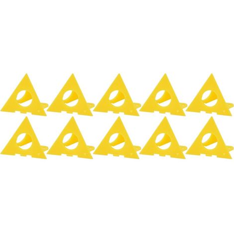 Lot de 10 mini supports coniques pour peinture, support pour toile de peinture fluide, rehausseur de porte d'armoire (1/5)