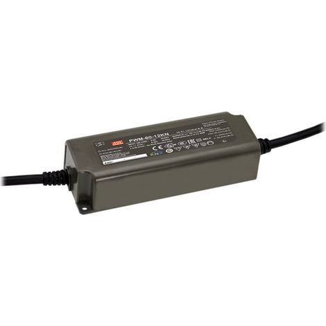 Mean Well PWM-60-12KN Driver per LED Tensione costante 60 W 5 A 12 V/DC dimmerabile, Montaggio su superfici infiammabil (1/2)
