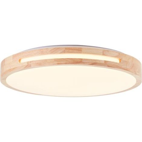 BRILLIANT Woodbury LED Deckenleuchte 39cm holz hell/weiß  1x LED integriert, 24W LED integriert, (Lichtstrom: 2100lm, Lichtfarbe: 2800K)
