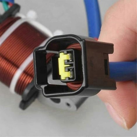 Bobina de iluminación para motores fueraborda YAMAHA de 2 tiempos de 50/60/70 CV, número de pieza 6H2-85533-01-00 (1/4)
