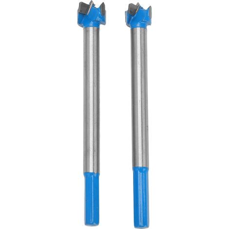 2 PièCes Ouvre-Trou éTendu avec Tige Hexagonale Rainurage Fraise Manche éTendu Bleu Charpentier Ouvert Outil de Travail du Bois 16mm 18mm Alliage D'acier au TungstèNe (1/5)