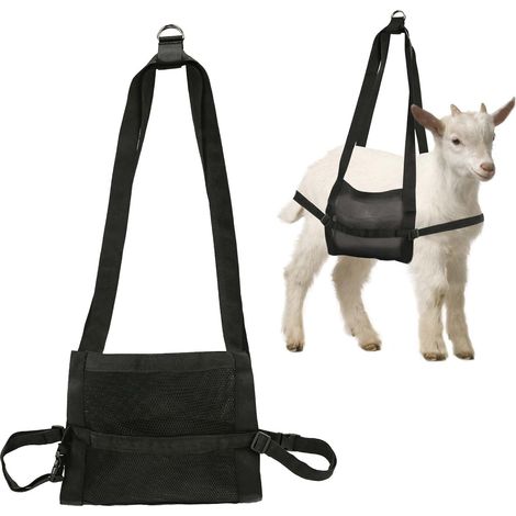 [JAMAIS UTILISÉ] Écharpe de Veau pour Peser Animaux Nouveau-Nés, Écharpe Poids d'agneau avec Sangles et Boucle Réglables Balance Suspendue Nylon pour Bétail pour Coupe des Sabots Bébé Chèvre Toilettag (1/5)