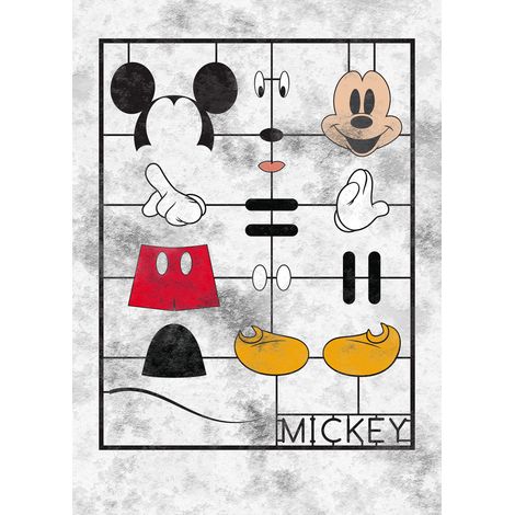 Papier peint panoramique vintage & retro Mickey Kit (1/5)