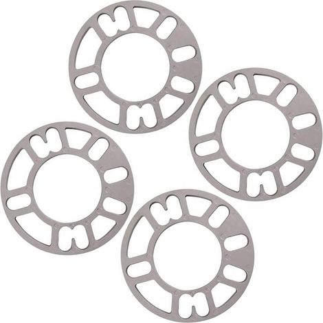 4 Pcs Elargisseur de Voie Universelle, Elargisseur de Roue 8mm Thick, Convient à la Plupart des Véhicules à 4 et 5 Écrous, pour Améliorer la Stabilité et l'Apparence d'Auto (1/5)