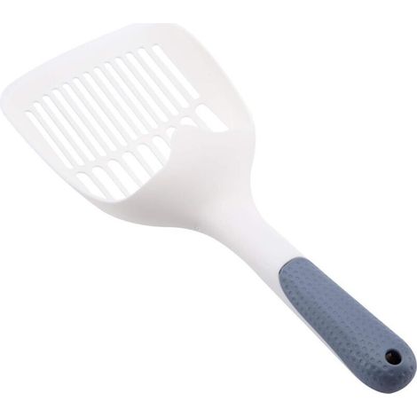 Pelle à litière pour chat - Pelle profonde pour un tamisage rapide avec une poignée confortable, conçue pour les propriétaires de plusieurs pelles à litière pour chat. (1/4)