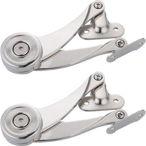 2 x Furniture Cupboard Cabinet Door Lift Support Hinge Hinge - Opening Angle 75°/90°/110° (1/4)