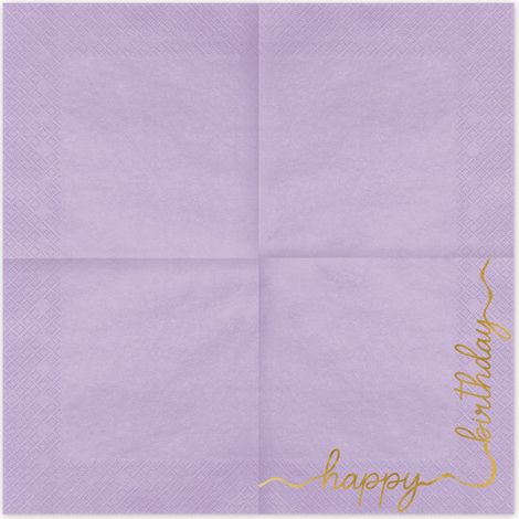Servilletas de Feliz Cumplea帽os 33x33cm (1/5)