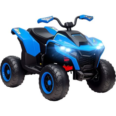 Quad elettrico per bambini Blu 3-6 km/h con fari LED, musica e USB MODENUIT (1/5)