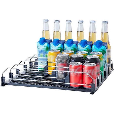 Automatischer Getränkeschieber, Ablage, Nachfüllsystem, Schiebesystem, Mehrzweckhalter