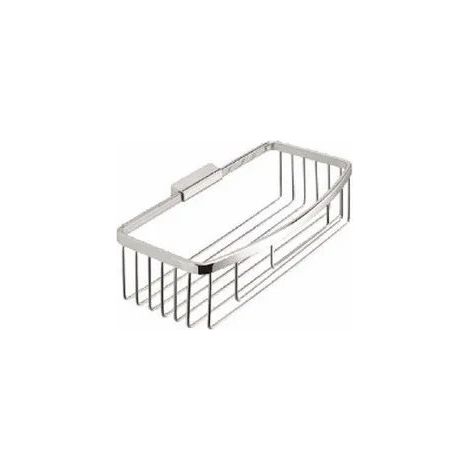 Novellini Corbeille Porte-savon H8xB26xD12cm Métal Chrome (1/3)