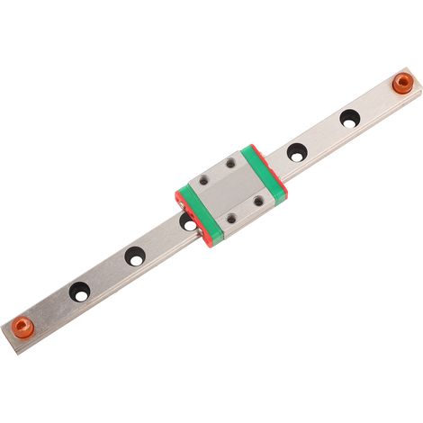Miniatur-Linearführung 9 mm LML9B 150 mm, 1 Stück Gleitblock (1/3)