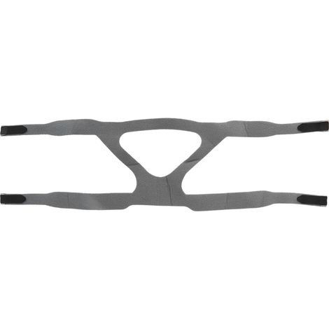 Bandeau pour masque respiratoire lavable et respirant (gris) (1/5)