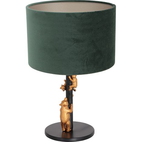Tischlampe - schwarz - Animaux - metall textil veloursstoff - Ø (1/6)