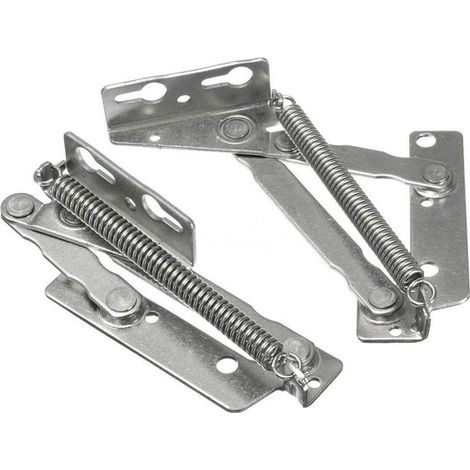Dailygoody - Bisagra - Doble resorte - Apertura de 80 grados - Silenciosa y duradera - Apta para muebles - Alta calidad (1/5)