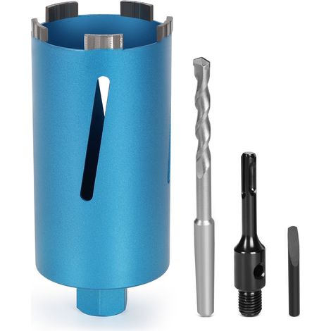 Carotteuse diamantée M22 pour carotteuse avec turbo, avec SDS-Plus, Ø 92 mm, longueur totale 200 mm, forage à sec et à eau pour béton, foret diamanté à eau, foret diamanté à sec pour béton