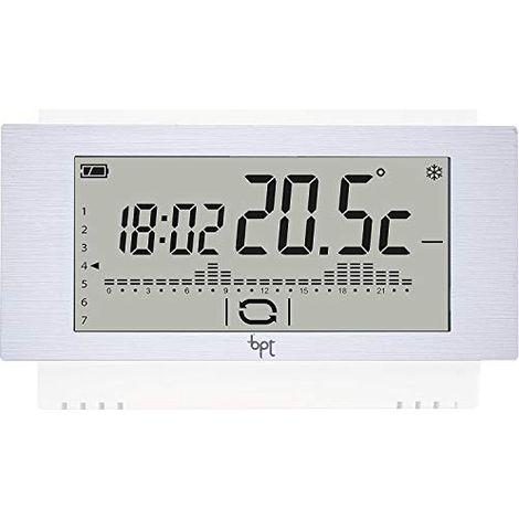 Termostato touch screen da parete Batteria Bianco Bpt TA/500 WH (1/4)