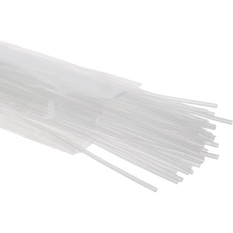 Gaine Thermoretractable - 2.4 Mm Diametre Avant Retraction - Transparent - 50 Unites (1/2)