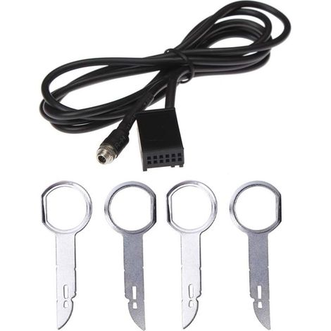 Câble Adaptateur auxiliaire Music Interface 6000 CD pour Ford Fiesta Focus Mondeo Fusion autoradio (1/5)