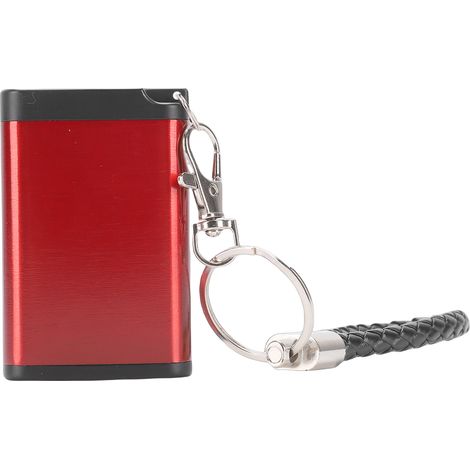 Boîte de rangement étanche Aluminium Tube compact hermétique Rouge pour voyage camping (1/4)