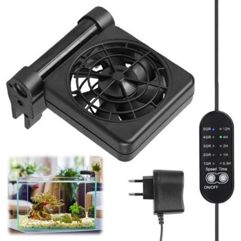 Refroidisseur d'aquarium, refroidisseur d'aquarium, refroidisseur d'aquarium, refroidisseur pour le système de refroidissement d'aquarium, convient pour jusqu'à 30 cm (1 ventilateur)