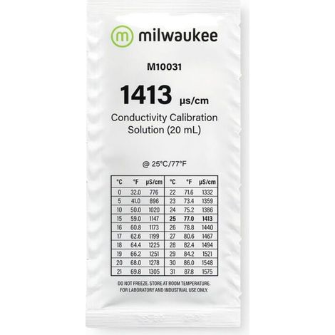Milwaukee EC Kalibrierlösung 1,41 20 ml EC Eichlösung Kalibrierflüssigkeit (1/5)